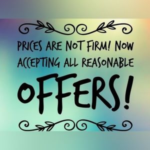 Don’t be shy. See something you like 👍 make me an offer 😃